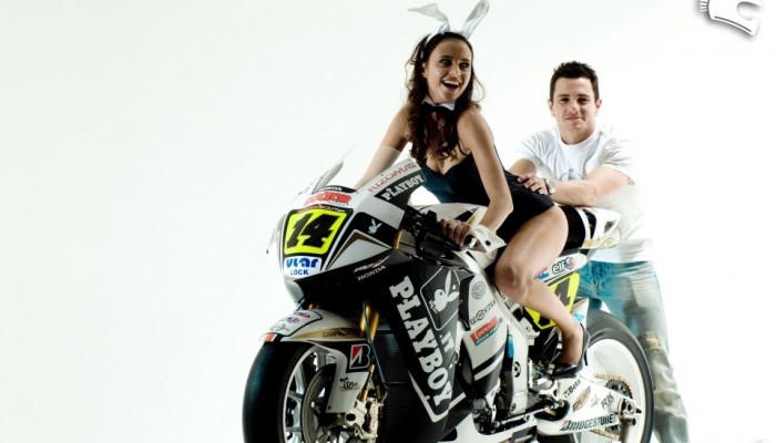 Randy De Puniet w barwach Playboya