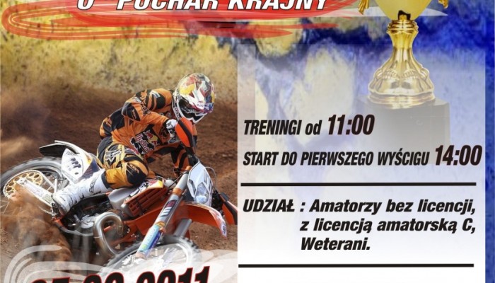 Motocrossowy "Puchar Krajny" w Wicborku w niedziel