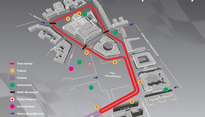 Mapa Verva Street Racing - Warszawa 2010