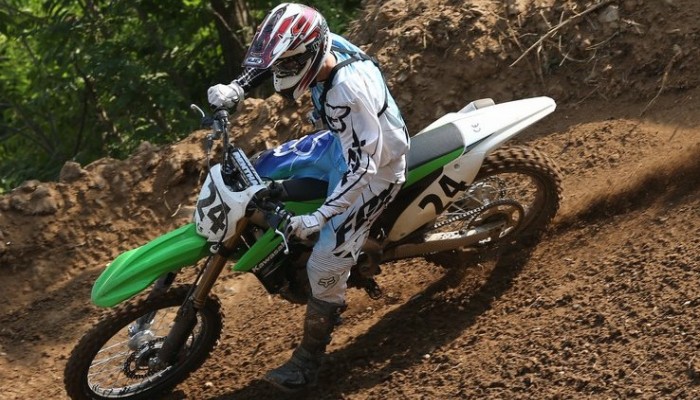 Kawasaki KX250F 2014 - launch control w akcji