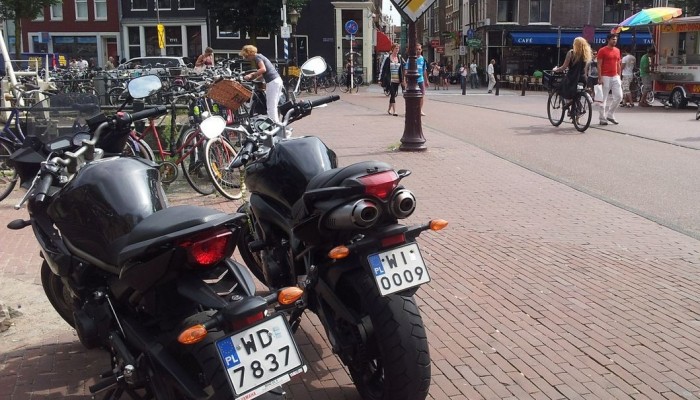 Amsterdam na motocyklu - trzeba si wyluzowa