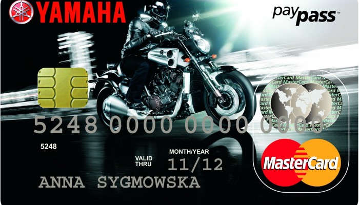 Yamaha MasterCard najciekawsz kart kredytow 2012
