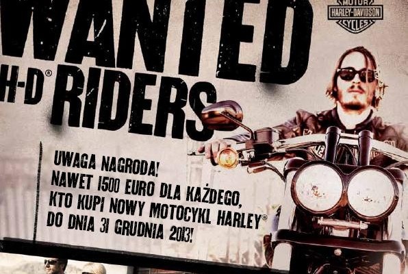 Promocja Harley-Davidson - kup motocykl, zgarnij 1500 Euro