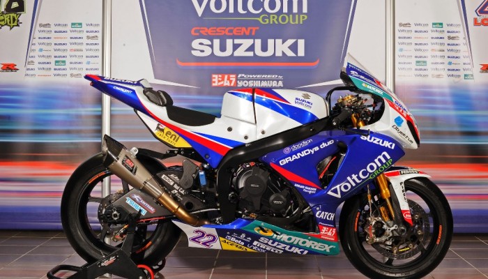 Suzuki prezentuje sw�j sprz�t do World Superbike 2014