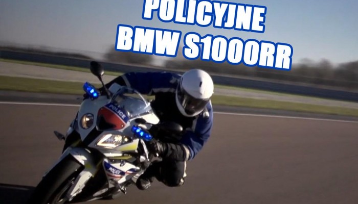 Policja dostaje BMW S1000RR