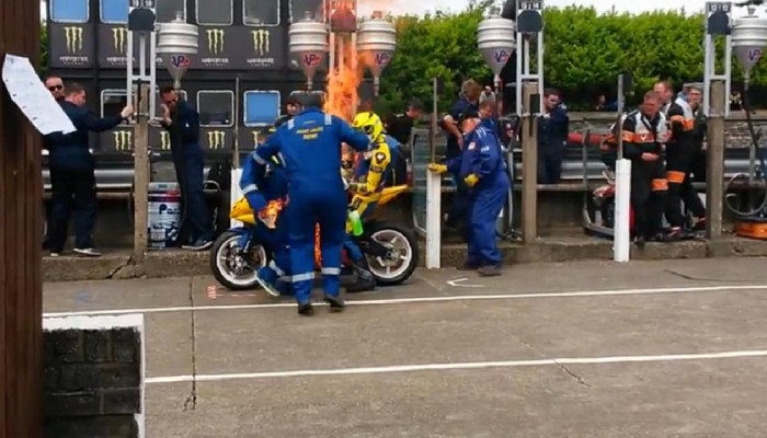Tourist Trophy - Motocykl Granta Wagstaffa w ogniu!