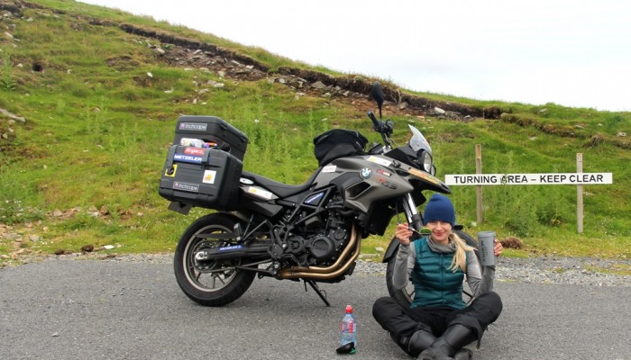 Ania Jackowska u kresu swojej podry po Szkocji