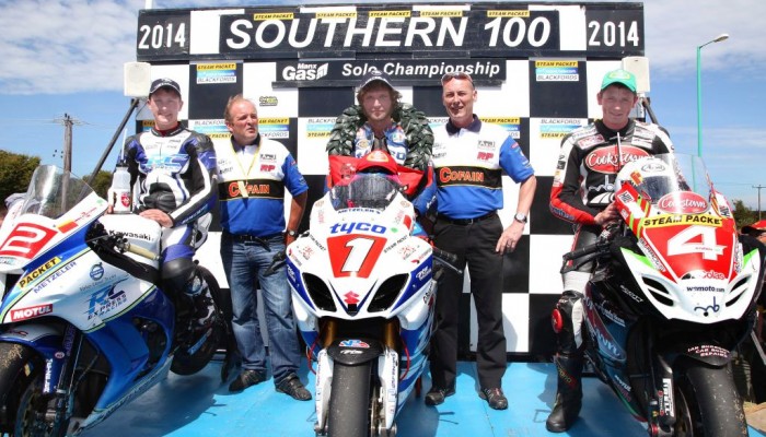 Dean Harrison i Guy Martin dominuj podczas Southern 100