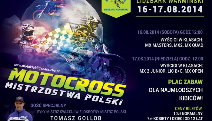 Mistrzostwa Polski w MX pojad� w Lidzbarku Warmi�skim!