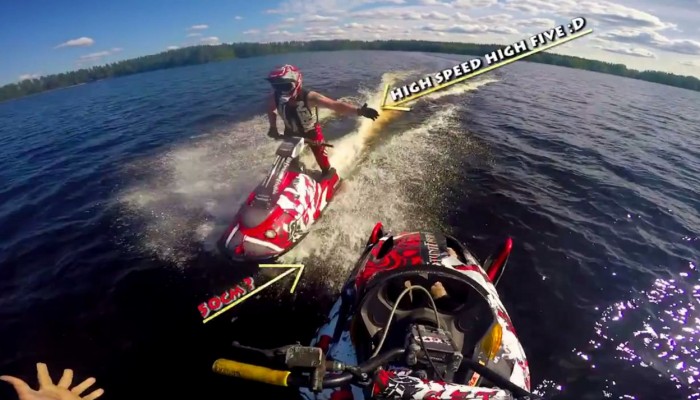 Snowmobile zamiast skutera wodnego?