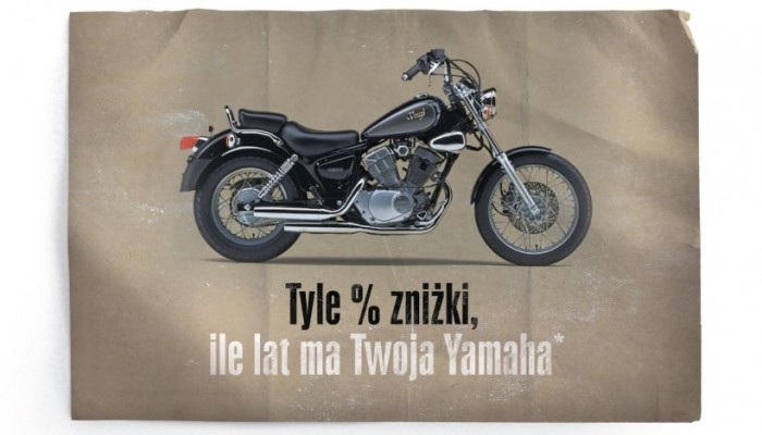 Promocja w Yamasze - im starszy motocykl tym wikszy rabat