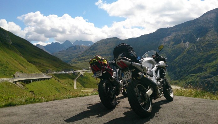 Weekendowy wypad w Alpy na dwch motocyklach