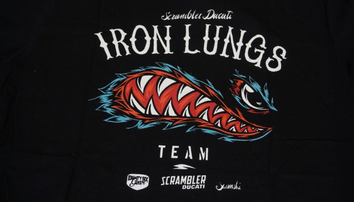 Wygraj t-shirt Ducati Scrambler Iron Lungs