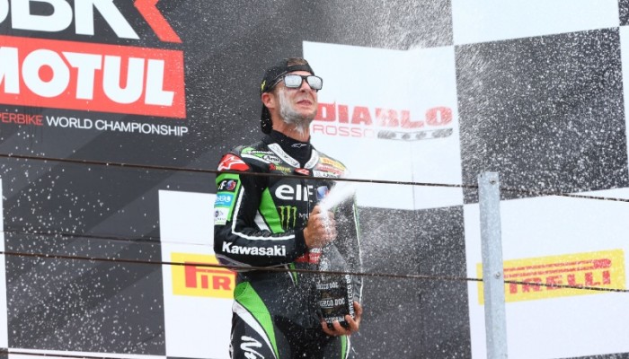 Rea �wietnie w mokrym wy�cigu na Lausitz 