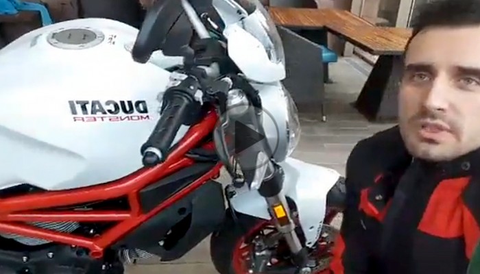 Ducati 797 Monster model 2017 - ogldaj na ywo z Francji