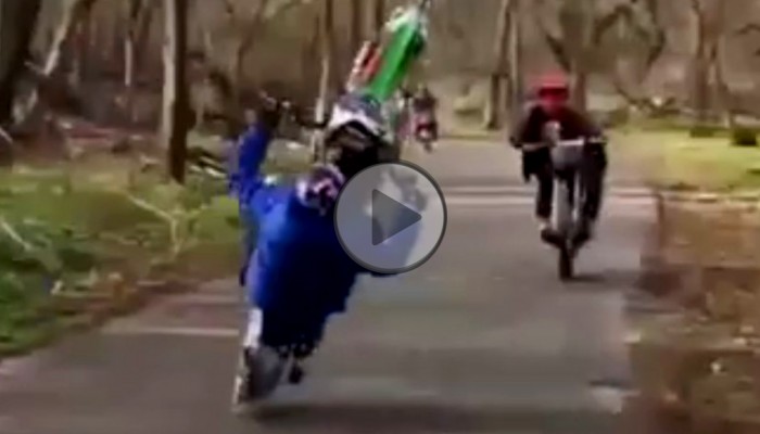 Gro�ny wypadek na stunterskim treningu