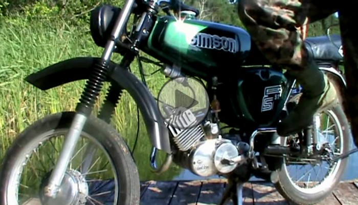 Najlepiej odpalaj�cy Simson S51 w Polsce [video]