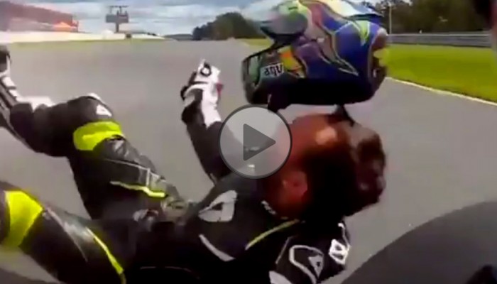 Tak si� ko�czy niezapinanie kasku motocyklowego