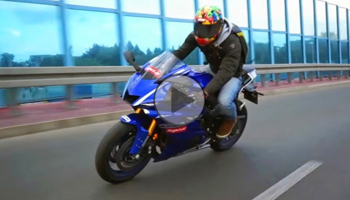 Yamaha R6 - nowa, udoskonalona i... samotna (test video)