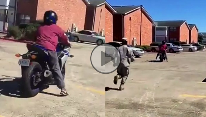 Historia bardzo kr�tkiej prostej, czyli jak nie uczy� si� jazdy motocyklem