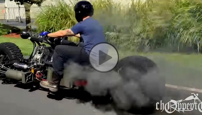 Dziwactwa: zjawiskowy motocykl z turbo dieslem