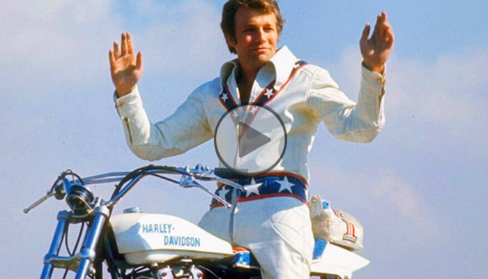 Travis Pastrana powt�rzy najs�ynniejsze skoki Evela Knievela!