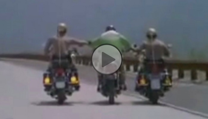 Najbardziej idiotyczne zatrzymanie motocyklisty w historii telewizji