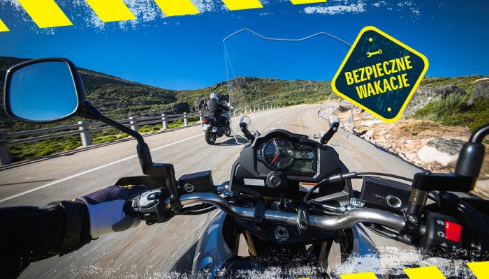 bezpieczne wakacje grafika z