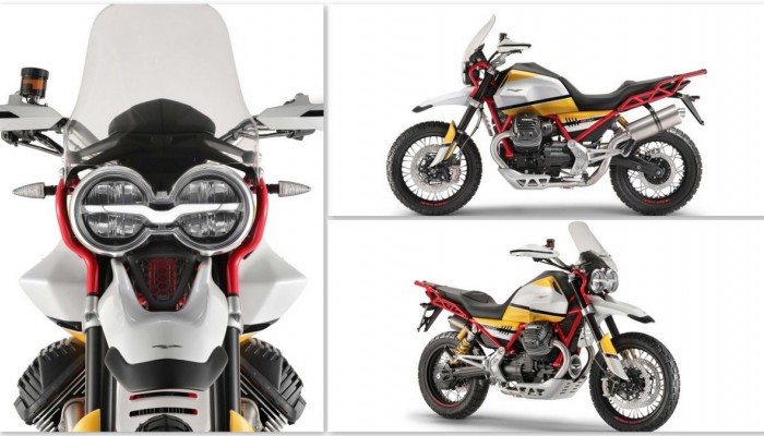 Klasycznie po bezdro�ach. Moto Guzzi V85 przy�apany podczas test�w drogowych