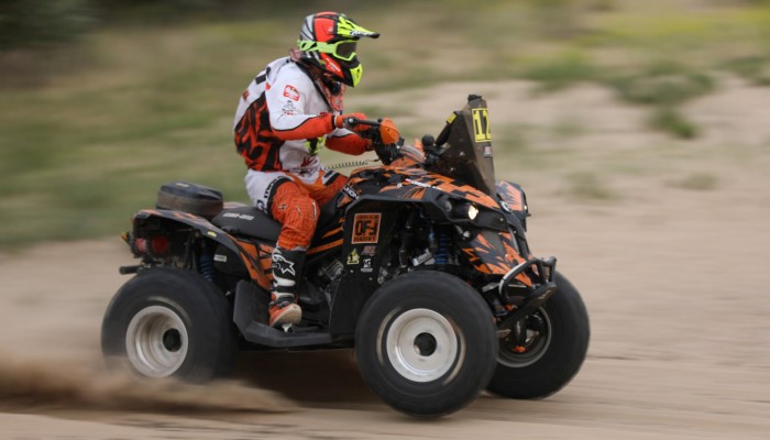 Arkadiusz Lindner przed startem w Hungarian Baja 2018 