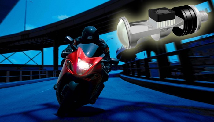 Samopoziomuj�ce reflektory motocyklowe, czyli bezpiecze�stwo po tanio�ci