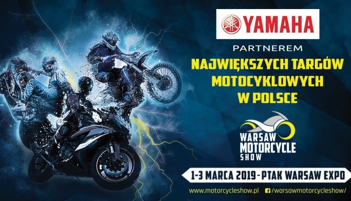 Yamaha partnerem Warsaw Motorcycle Show 2019