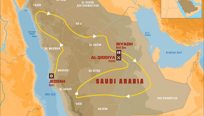 Trasa Rajdu Dakar 2020 potwierdzona [MAPA]