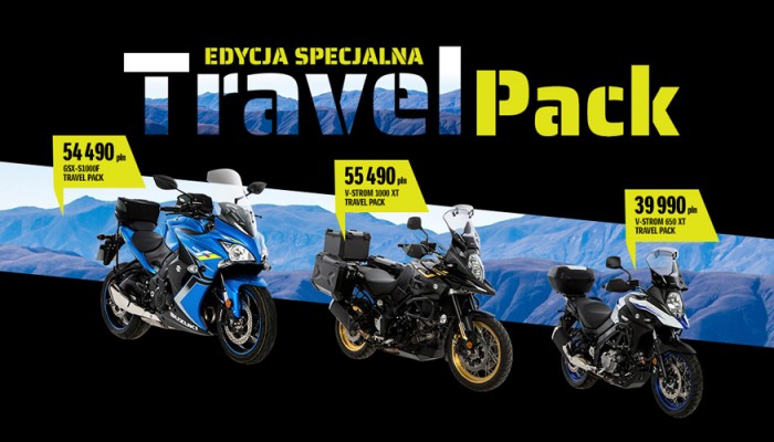 Sezon w Suzuki nie ko�czy si� nigdy - wyprzeda�e i turystyczne modele Travel Pack