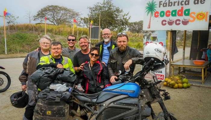 Ewan McGregor i Charley Boorman zako�czyli podr� przez obie Ameryki na Harleyach Livewire