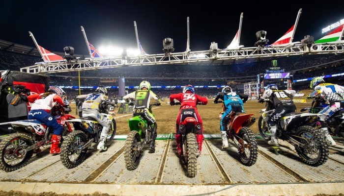 AMA Supercross: wizualizacja toru i listy na Glendale
