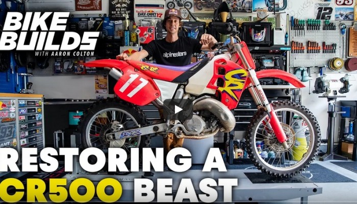 Aaron Colton przywraca blask Hondzie CR500 z 1994 roku [VIDEO]