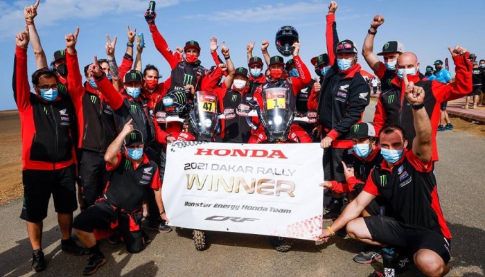 Dakar 2021: Honda wygrywa drugi rok z rzędu. Bardzo dobre wyniki Polaków