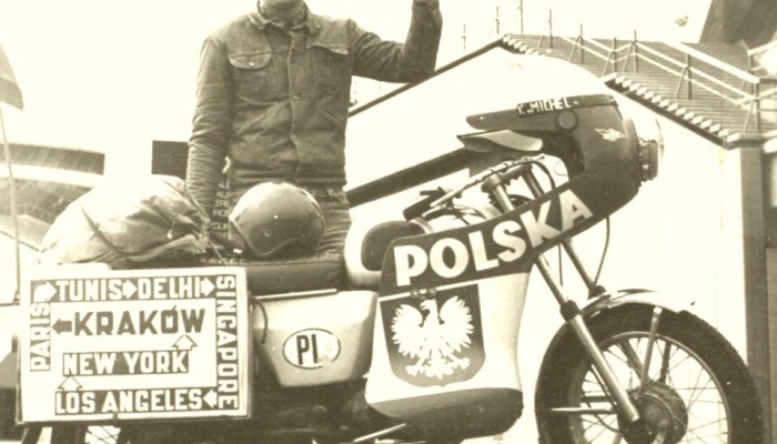 Motocyklem WSK 125 dooko�a �wiata. Marek Michel w samotnej podr�y przez 39 950 kilometr�w