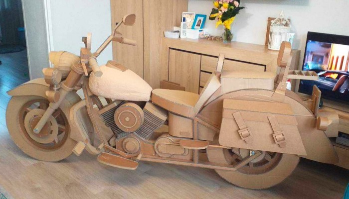 Papierowa Yamaha, gliniany Sok i Harley-Davidson z drewna. To robi polscy motocyklici w zimie
