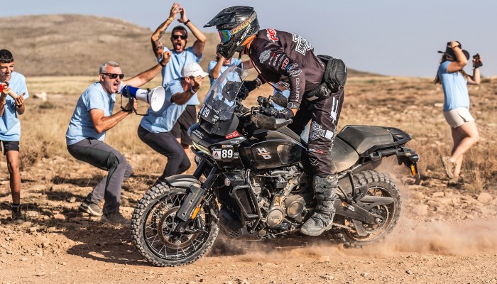 Joan Pedrero i Harley-Davidson tworz histori w Rajdzie Baja Aragn wygrywajc kategori Maxi Trail
