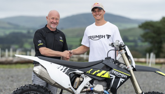 Paul Edmondson i Jonny Walker oficjalnie w Triumph Racing Enduro Team
