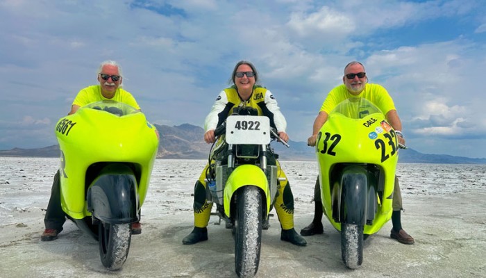 Nowe motocyklowe rekordy prdkoci ustanowione w Bonneville Salt Flats. Deszcz przerwa najwaniejsz prb