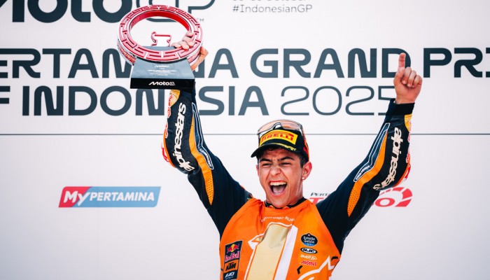 Jose Antonio Rueda mistrzem klasy Moto3. Zwycistwo w Indonezji zapewnio mu tytu
