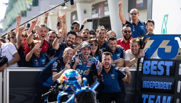 Alex Marquez wygrywa Grand Prix Malezji. Pecco Bagnaia nie koczy przez uszkodzon opon