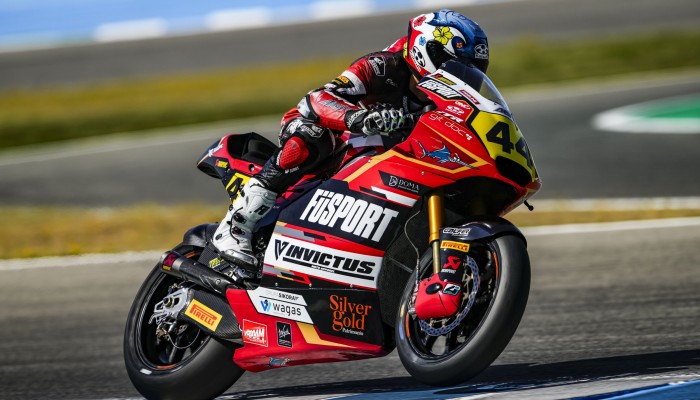 Milan Pawelec walczy o mistrzostwo Europy Moto2 w Barcelonie