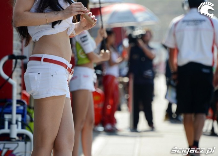 GP Japonii paddock girls motegi getty