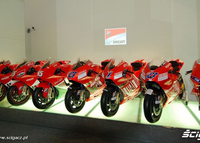 Wyscigowe motocykle Ducati