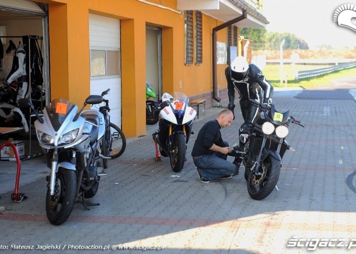 Regulacje motocykli Tor Poznan