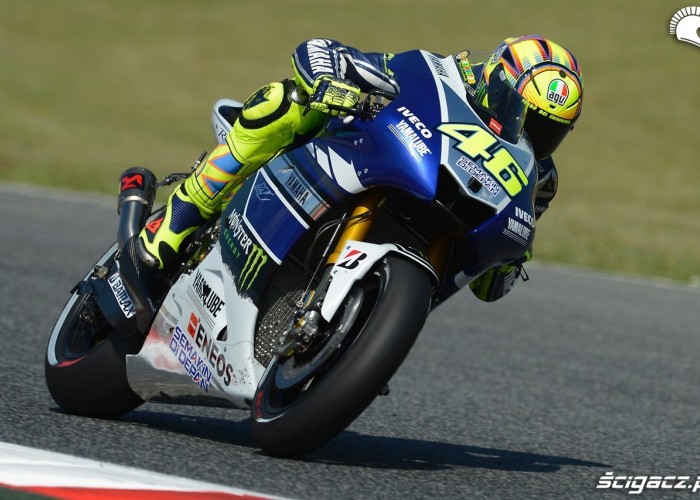 Rossi na Grand Prix Katalonii MotoGP 2013
